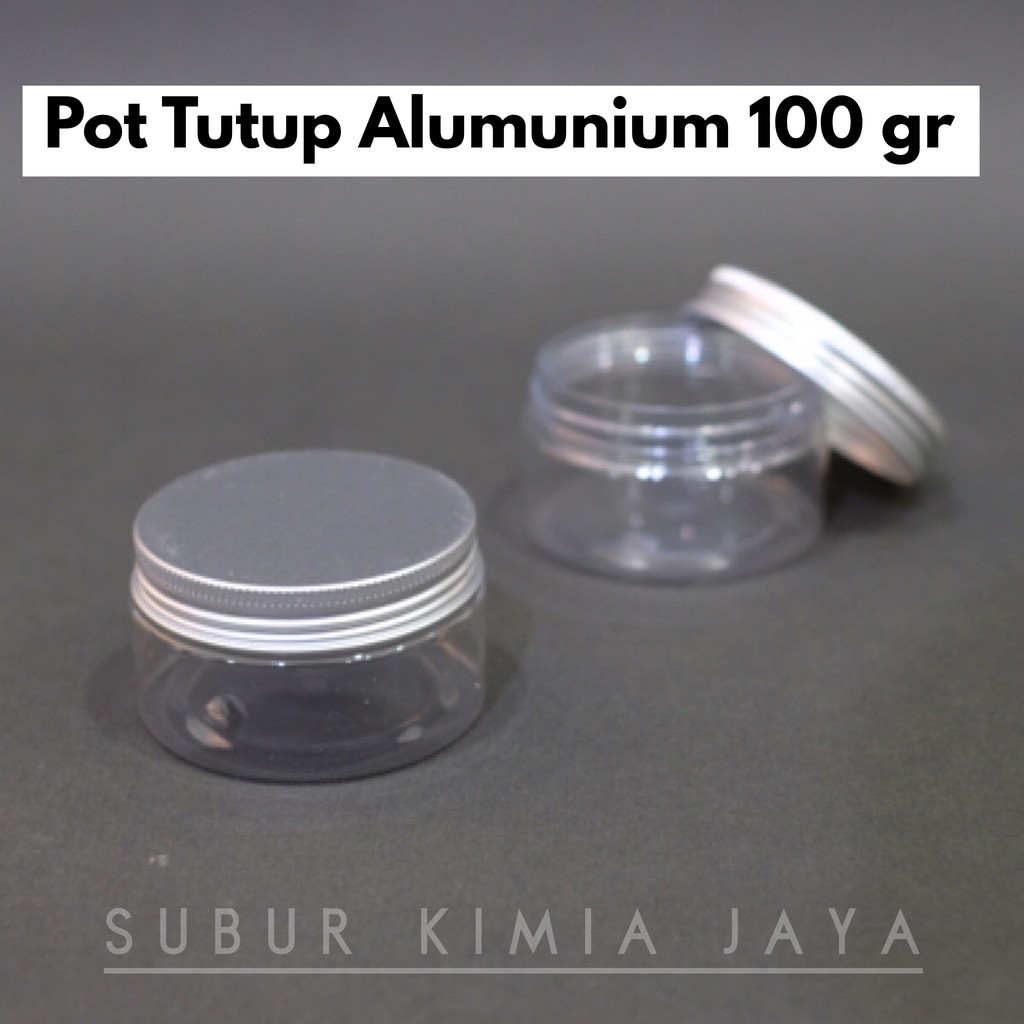 Jual Pot Selai Tutup Alumunium Jar Alumunium Lulur 100 Gr Shopee