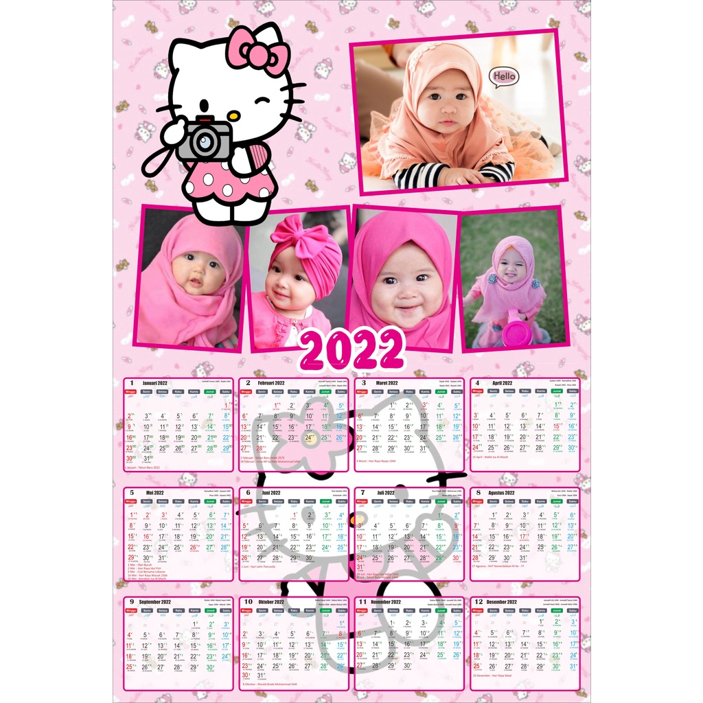 Jual Cetak Kalender Tema Cute Kalender Poster Kalender Dinding