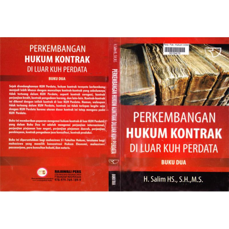 Jual Buku Perkembangan Hukum Kontrak Di Luar KUH Perdata Shopee