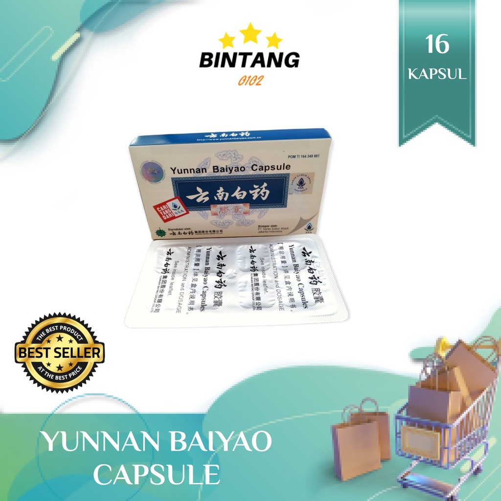 Jual Pt Ssa Yunnan Yunan Baiyao Capsule Yunnan Bai Yao Capsule Shopee