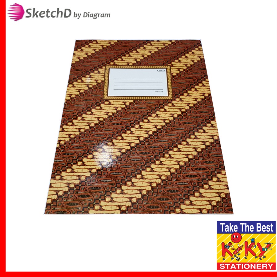 Jual Stopmap Folio Kertas Batik Kiky Map Folio Batik Shopee Indonesia