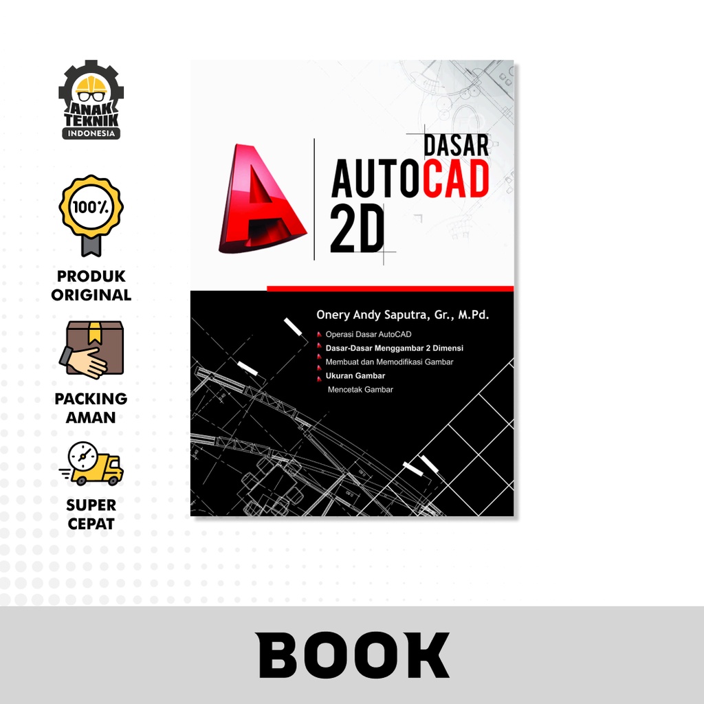 Jual Buku Dasar Autocad Dimensi Shopee Indonesia