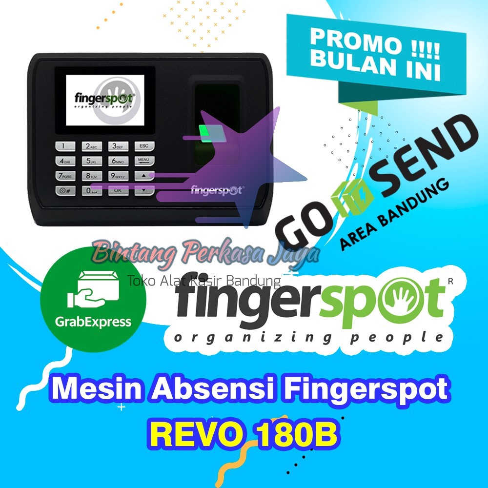 Jual Mesin Absen Fingerspot Revo B Finger Print Sidik Jari Shopee