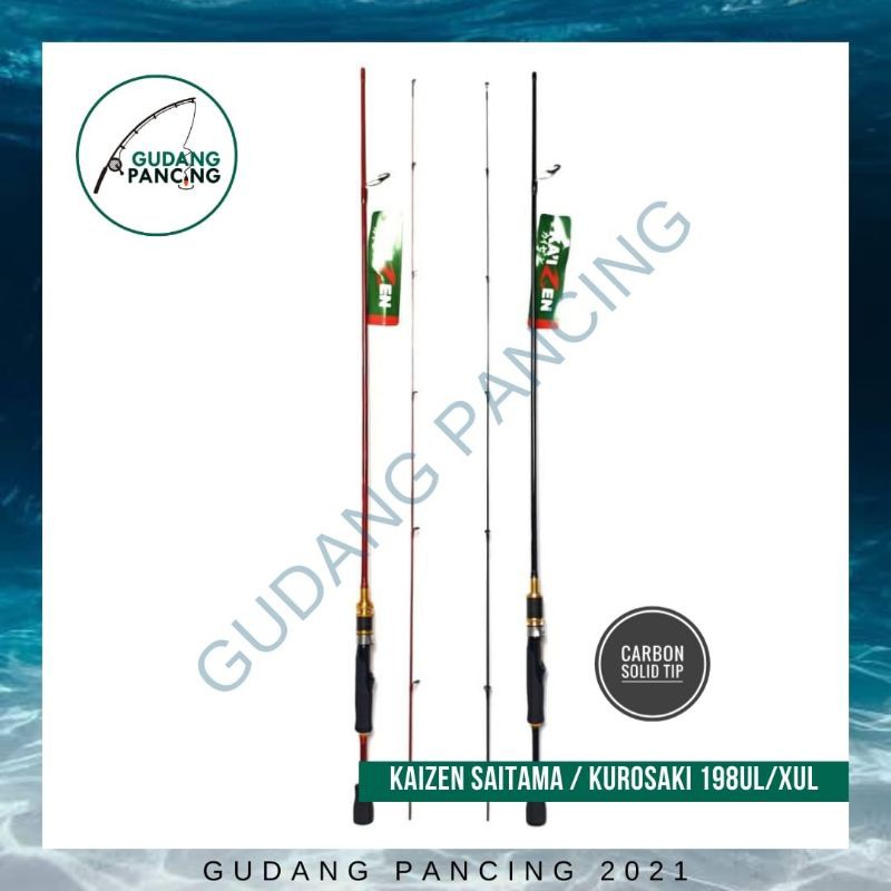 Jual Rod Joran Pancing Kaizen Saitama Kurosaki 198UL 198XUL Shopee