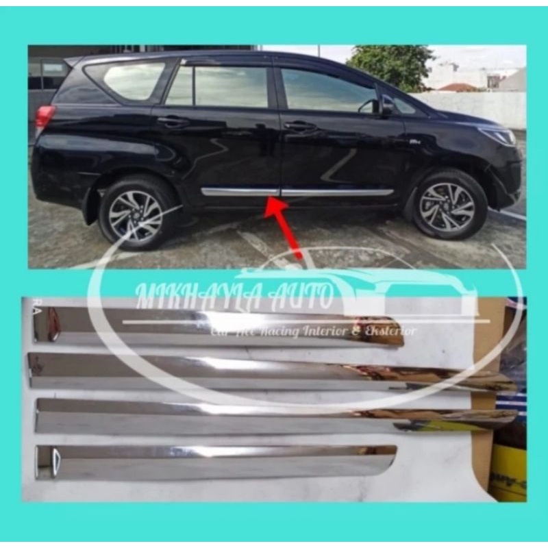 Jual LIST BODY LIST PINTU SAMPING CHROME INNOVA REBORN 2016 2021