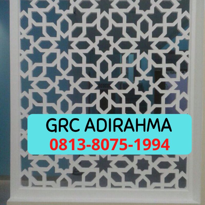 Jual Grc Motif Bunga Ornamen Grc Minimalis Grc Krawangan Untuk Dinding