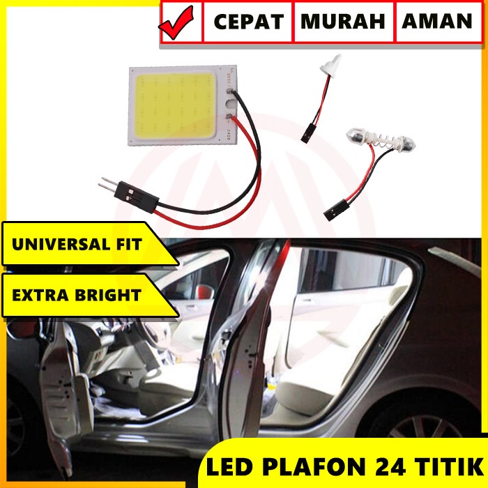 Jual LAMPU LED KABIN PLAFON PLASMA 24 TITIK T10 Shopee Indonesia