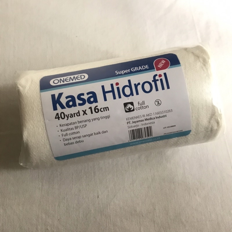 Jual Onemed Kasa Hidrofil 40 Yard X 16 Cm Kasa Gulung Kasa Roll