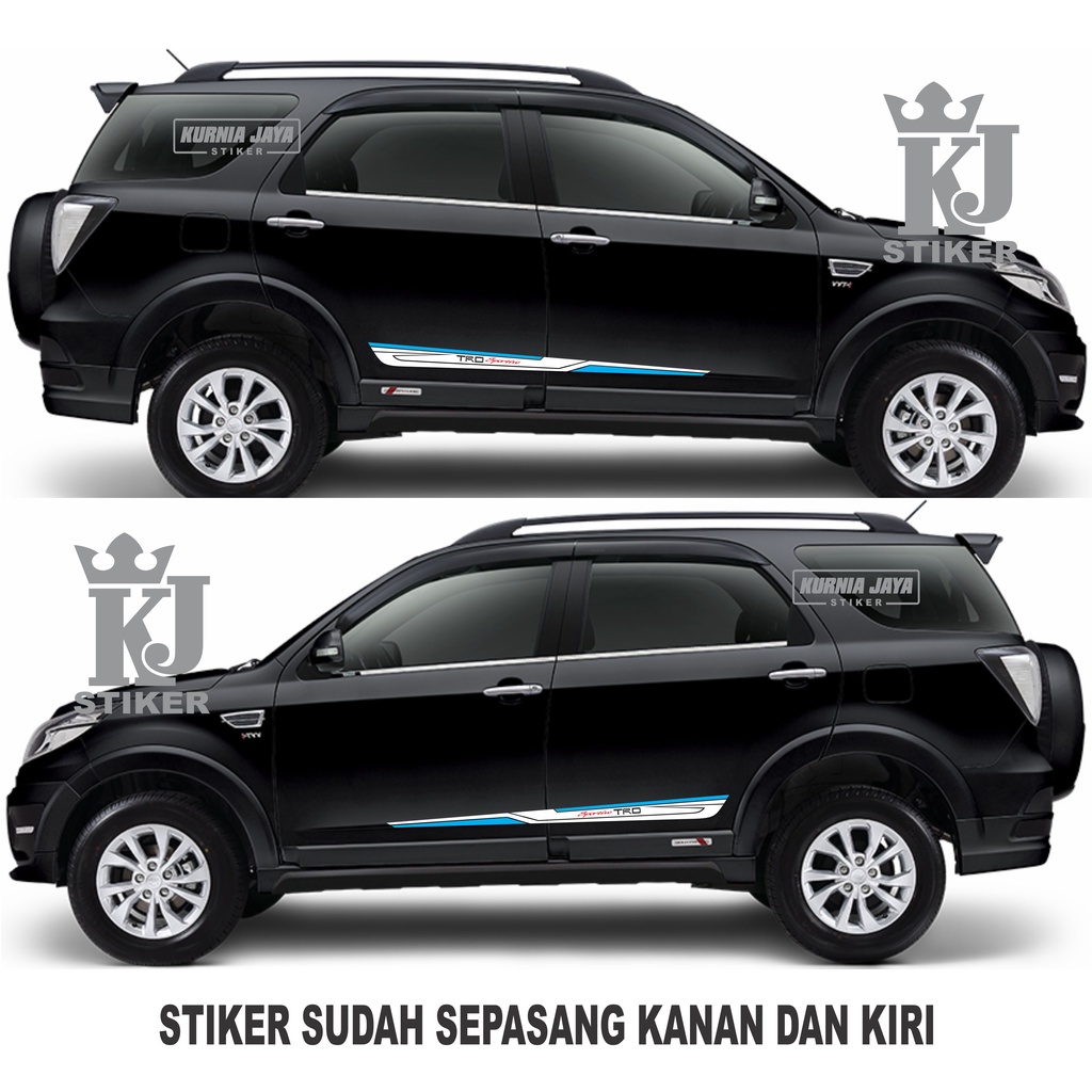 Jual STIKER MOBIL STRIPING TRD SPORTIVO TOYOTA RUSH TERIOS AVANZA CALYA