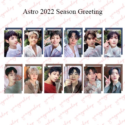 Jual Ready Set Astro Season Greetings Photocard Fan Made