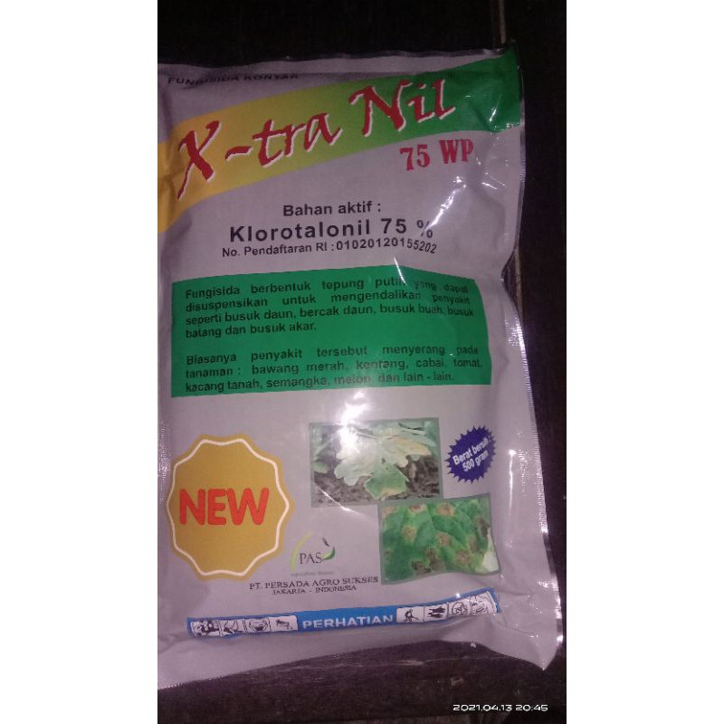 Jual Fungisida Kontak KLOROTALONIL X Tra Nil 75 Wp Shopee Indonesia