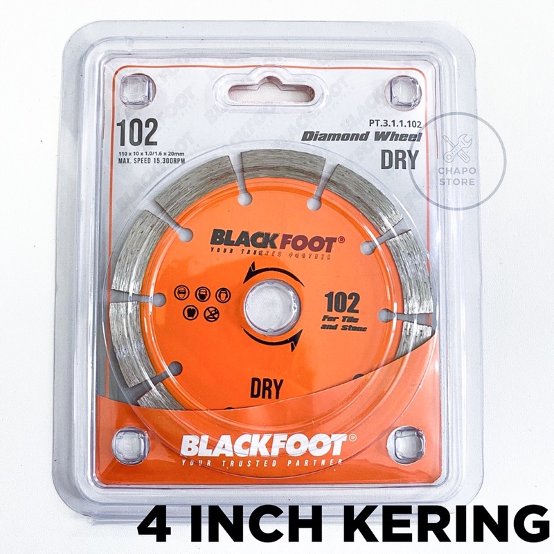 Jual Blackfoot Diamond Cutting Wheel Inch Dry Mata Gerinda