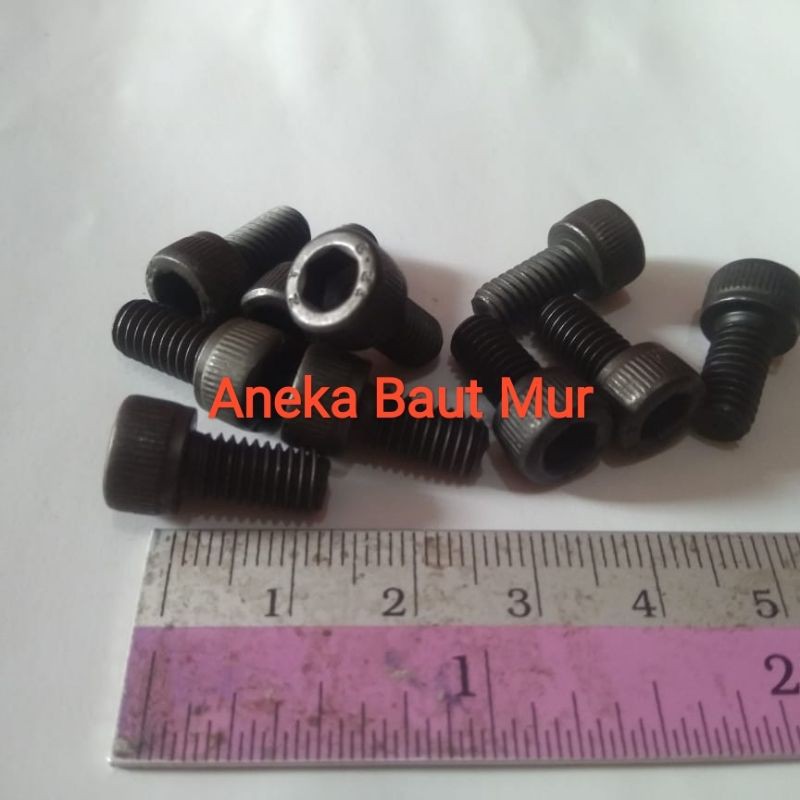 Jual Baut L Baja Hitam Ukuran M X Atau Baut Drat Panjang Cm