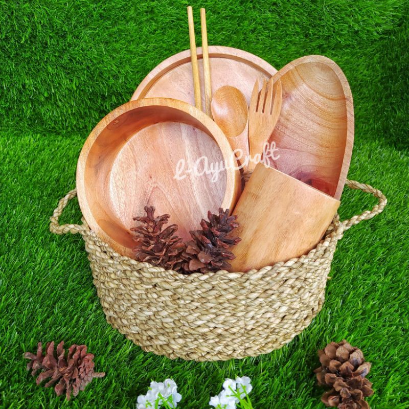 Jual L Ayucraft Hampers Kayu Mahoni Free Kartu Ucapan Shopee