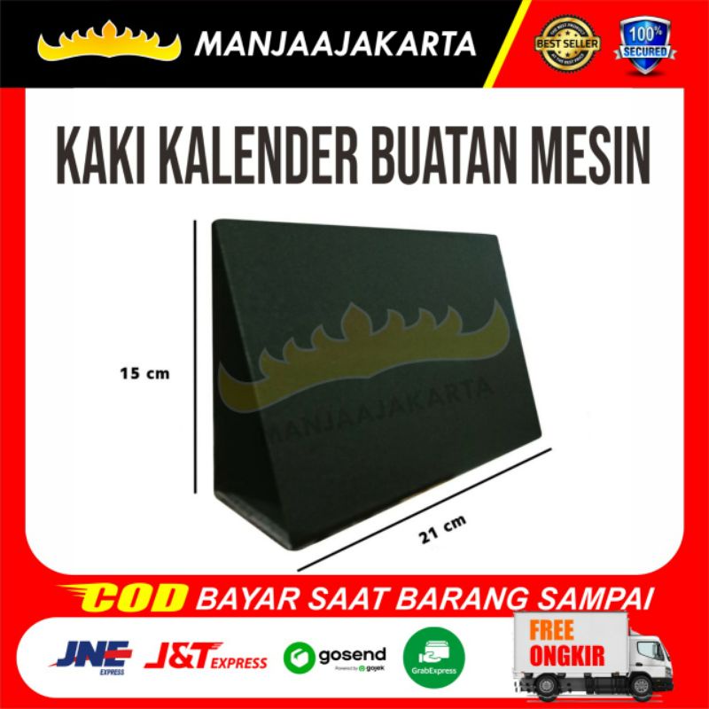 Jual Tatakan Kalender Meja HITAM Kaki Kalender Duduk Standing Kalender