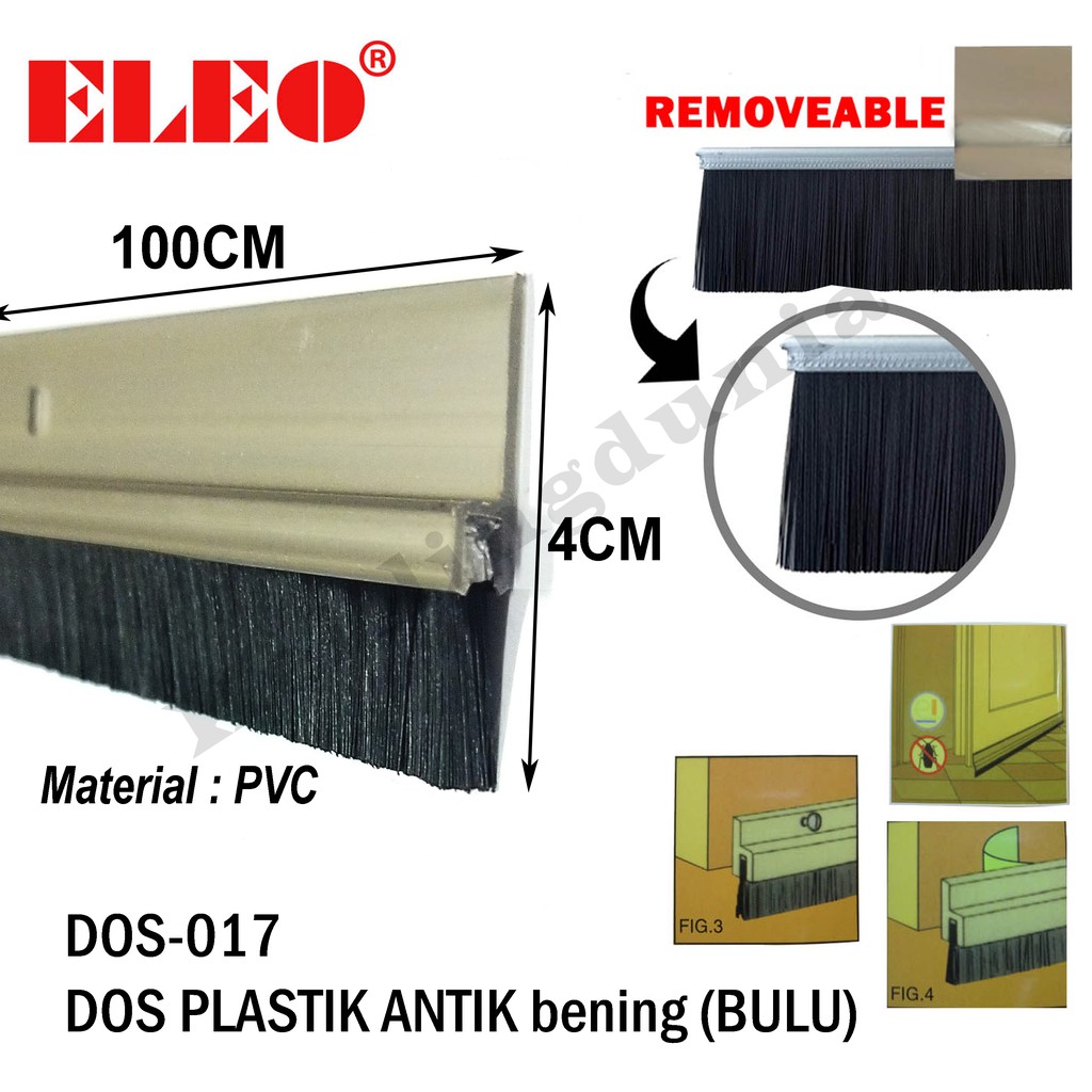 Jual Penutup Celah Bawah Pintu 1 Meter Door Seal DoorSeal Bottom