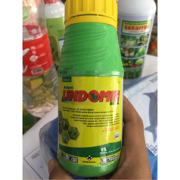 Jual Lindomin 865 SL 200ml Herbisida Obat Rumput Pada Tanaman Padi