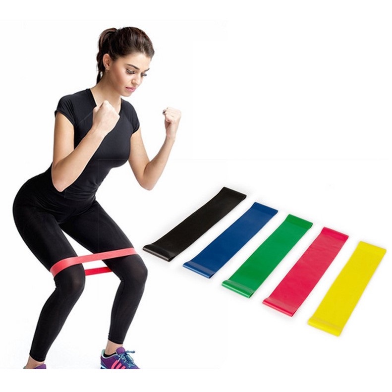 Jual Tension Resistance Band Karet Elastis Olahraga Gym Fitness Yoga