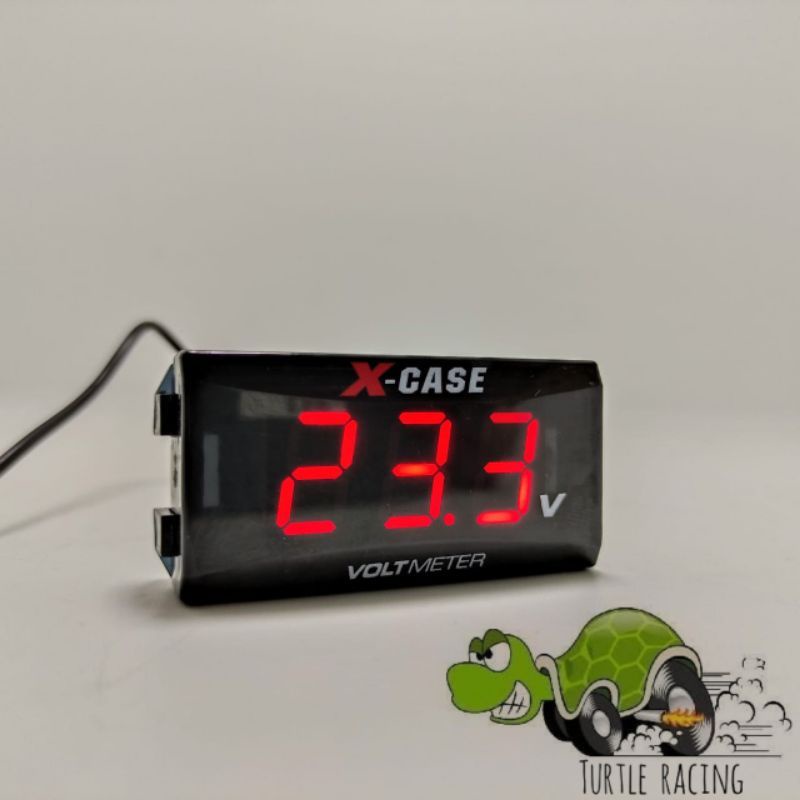 Jual Voltmeter Aki Volt Meter Pengukur Aki Volt Digital Model Bulat