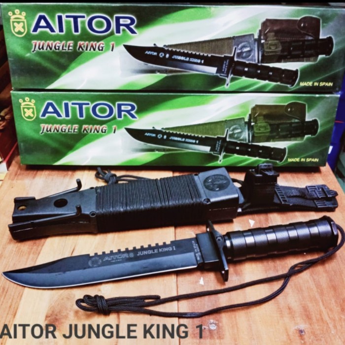 Jual Pisau Sangkur AITOR JUNGLE KING 1 Original Terbaru Shopee Indonesia