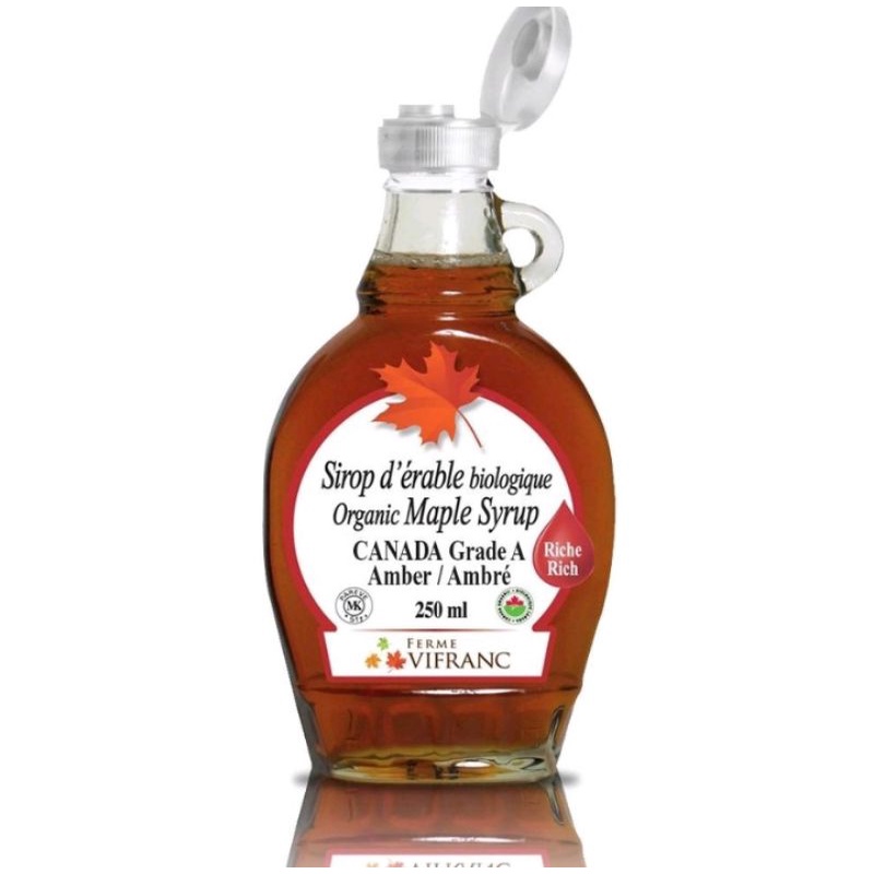 Jual Ferme Vifranc Organic Maple Syrup Canada Grade A Ml Shopee