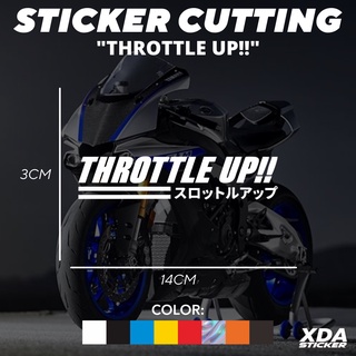 Jual STIKER STICKER CUTTING THROTTLE UP Shopee Indonesia