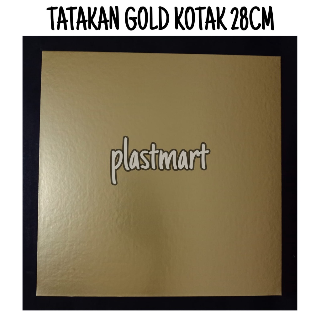 Jual Cake Board Kotak Gold Alas Kue Tart Gold Tatakan Kue Satuan