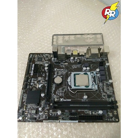 Jual Motherboard Mainboard Mobo Pc Asrock H Hds Paket Prosesor Intel