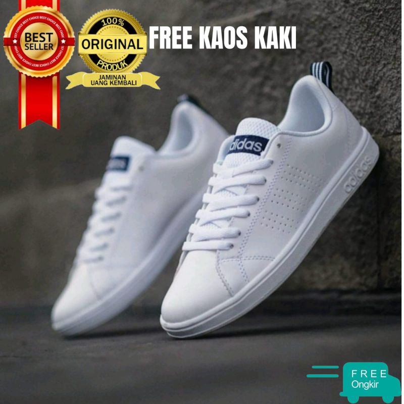 Jual Sepatu Neo Advantage White Navy ORIGINAL Sepatu Pria Sepatu