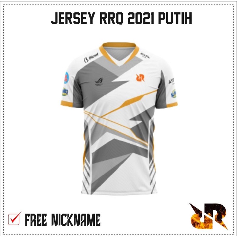 Jual JERSEY RRQ 2021 FREE NICKNAME JERSEY RRQ ESPORT TERBARU GAMING