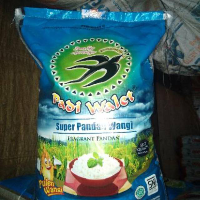 Jual Beras Pandan Wangi Super Cianjur Cap Padi Walet Shopee Indonesia