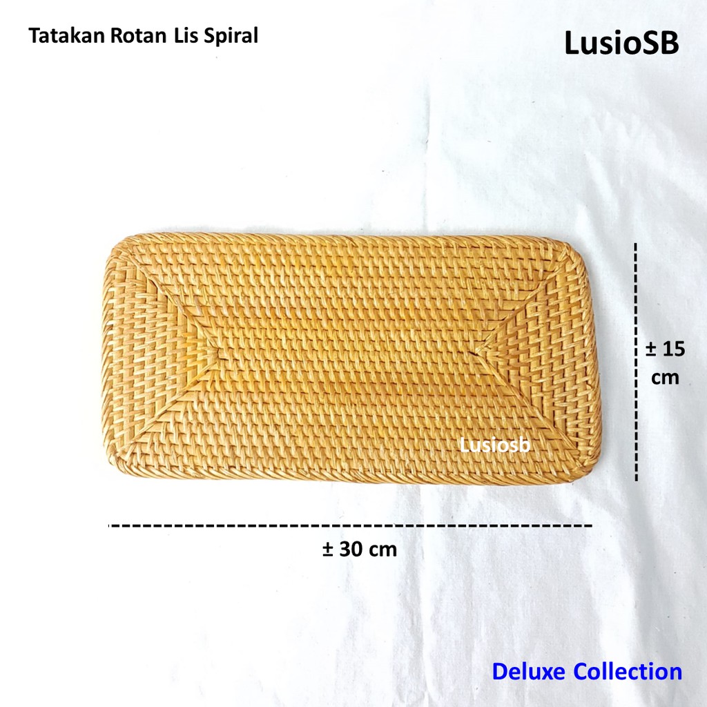 Jual Lusiosb Tatakan Rotan Persegi Premium Alas Rotan Tatakan