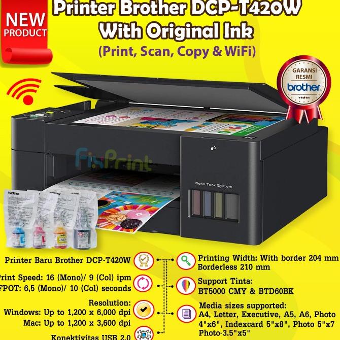 Jual Printer Brother Dcp T W Wifi Print Scan Copy Btd Bk D Bk