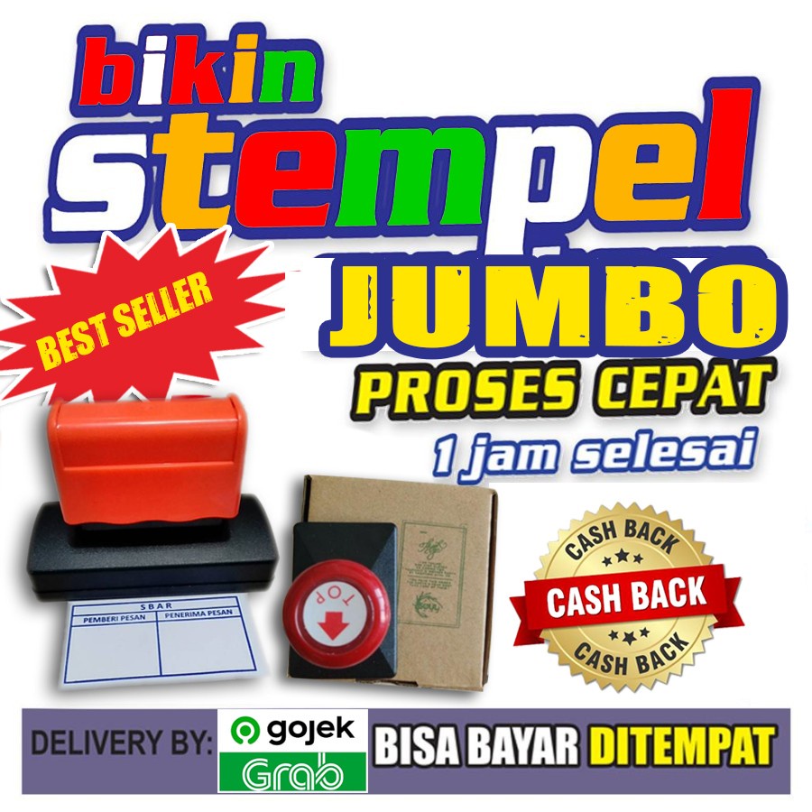 Jual STEMPEL UKURAN JUMBO UNTUK KARDUS Shopee Indonesia