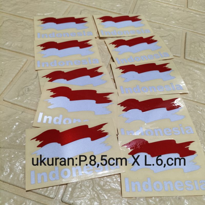 Jual Stiker Cutting Stiker Bendera Merah Putih Shopee Indonesia