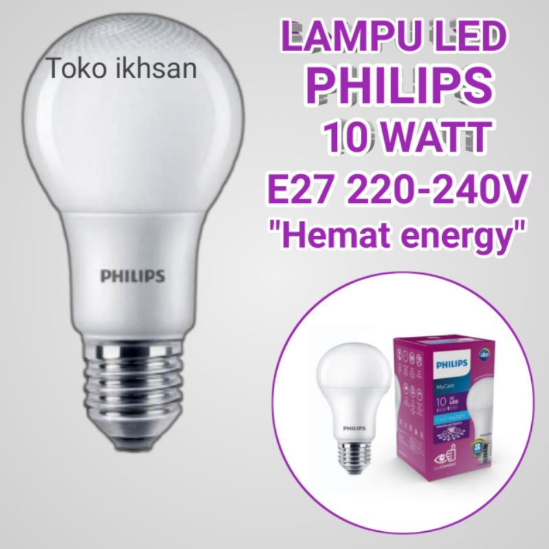 Jual Lampu Led Lampu Philips 10 Watt Shopee Indonesia