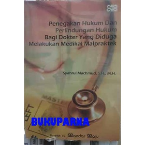 Jual Buku Penegakan Hukum Dan Perlindungan Hukum Bagi Dokter Shopee