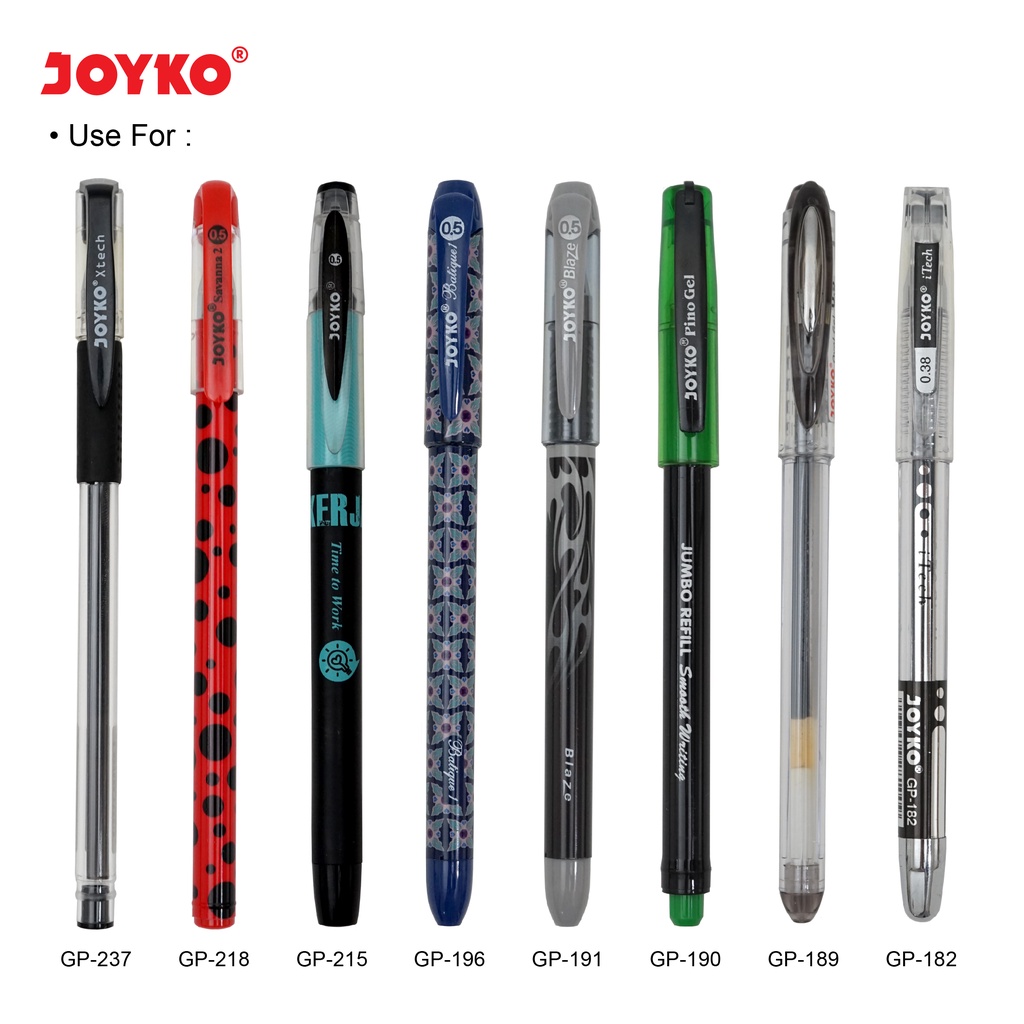 Jual Gel Pen Refill Isi Ulang Pen Isi Pulpen Joyko Gpr Mm