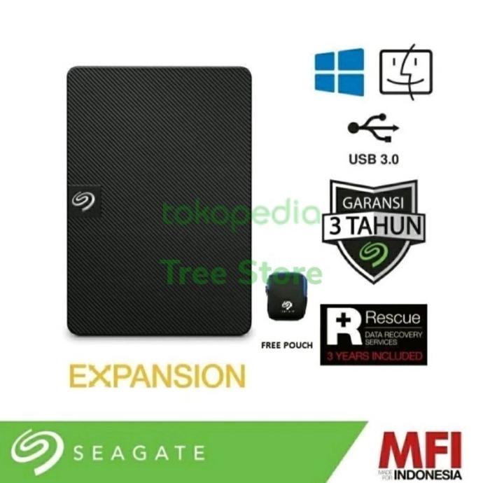 Jual SEAGATE EXPANSION 1TB HDD EXTERNAL HARDISK EKSTERNAL FREE