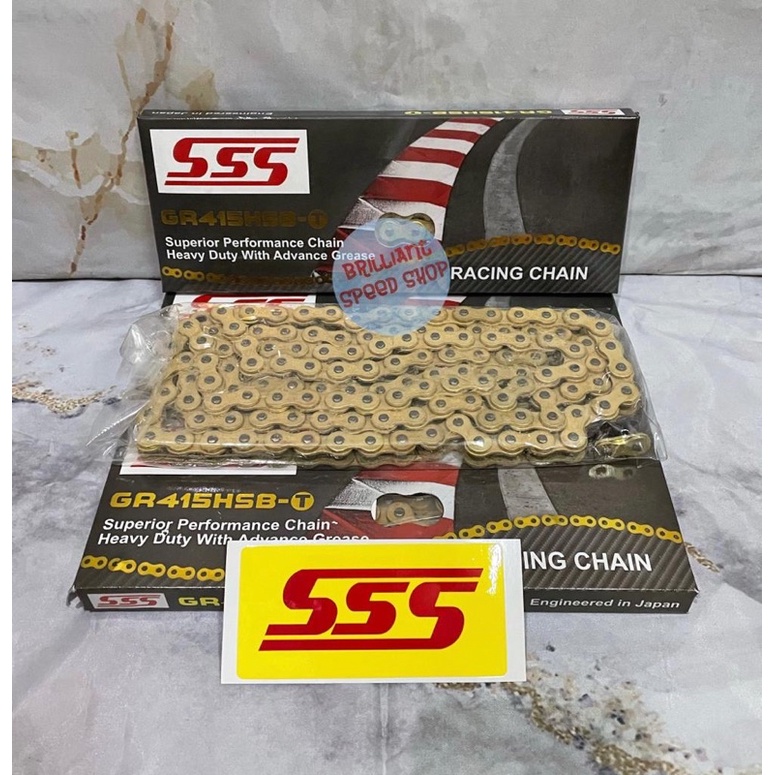 Jual Rantai Sss Hsbt L L L Gold Heavy Duty Shopee