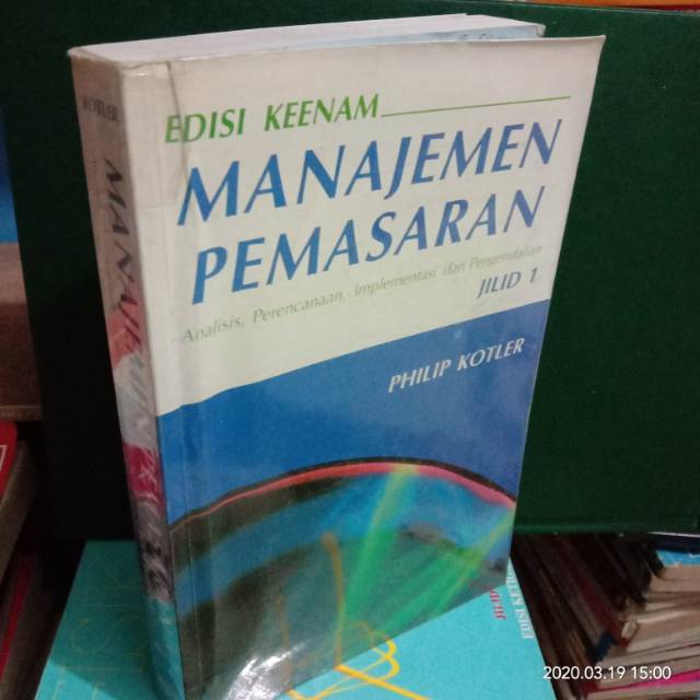 Jual Manajemen Pemasaran Jilid Edisi Keenam Philip Kotler Shopee