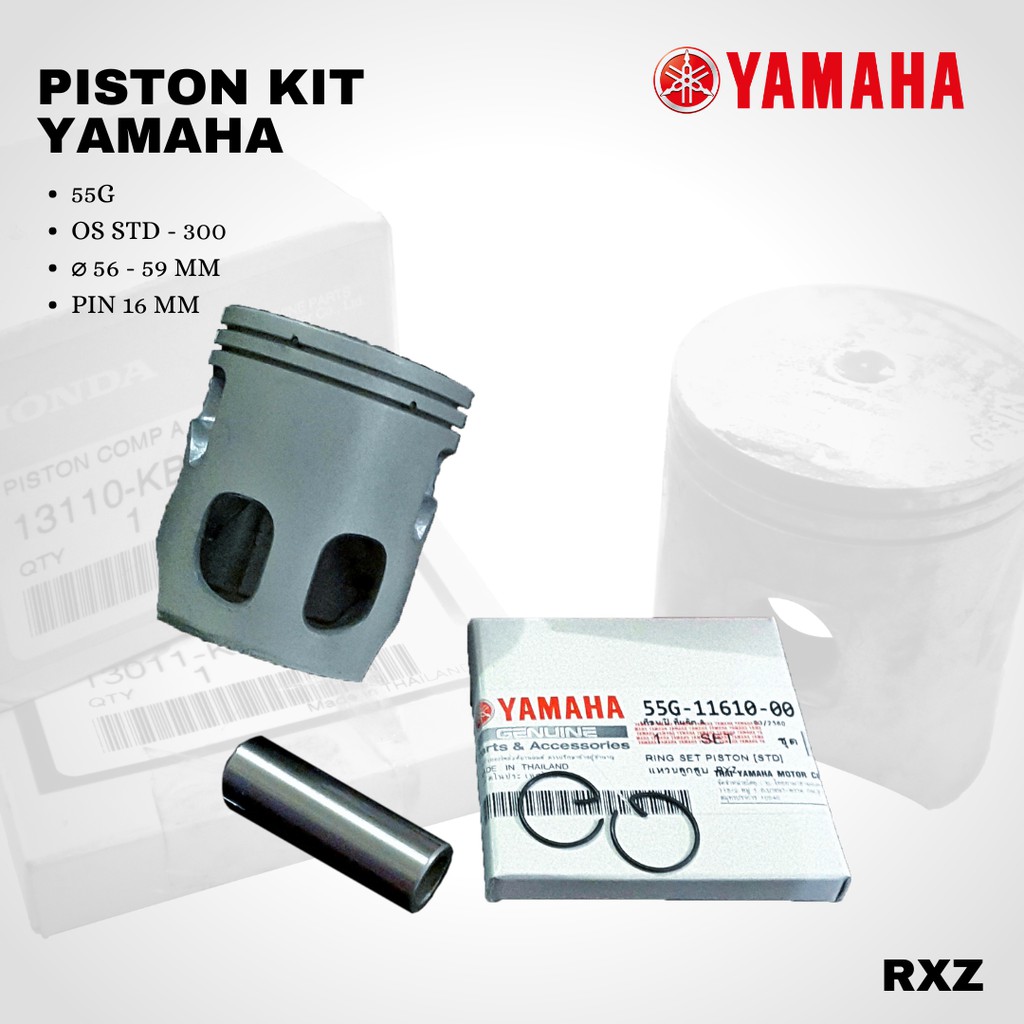 Jual Seher Piston Kit Rxz Pin Os Std Yamaha Shopee Indonesia