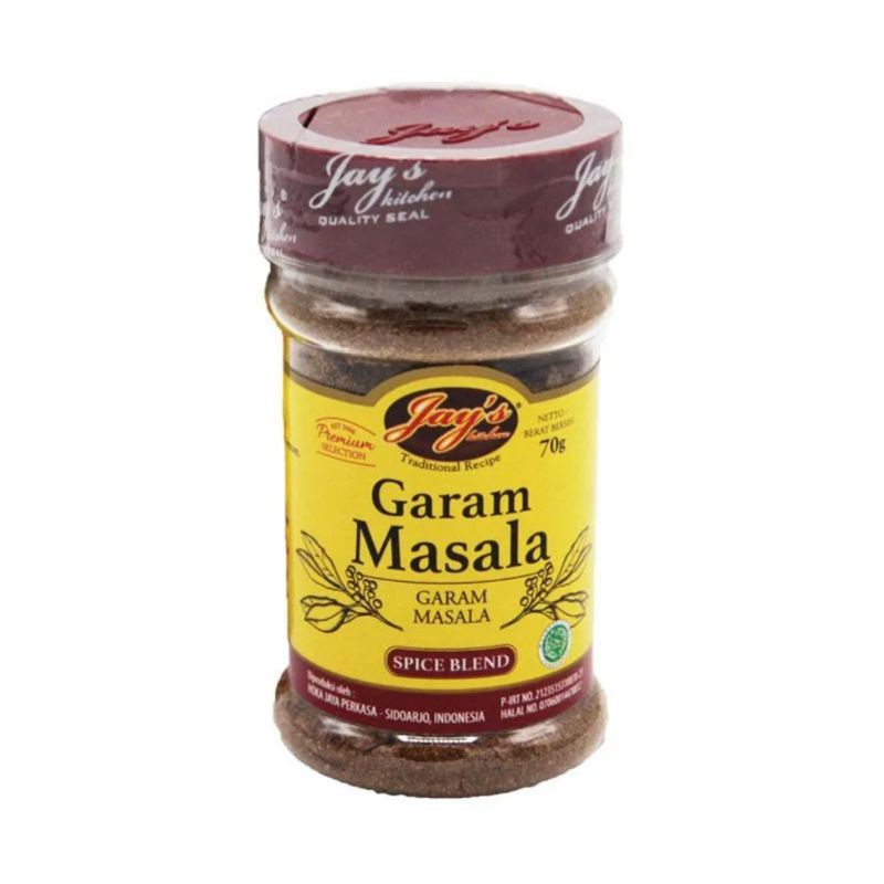 Jual Jays Kitchen Garam Masala 70gr Shopee Indonesia