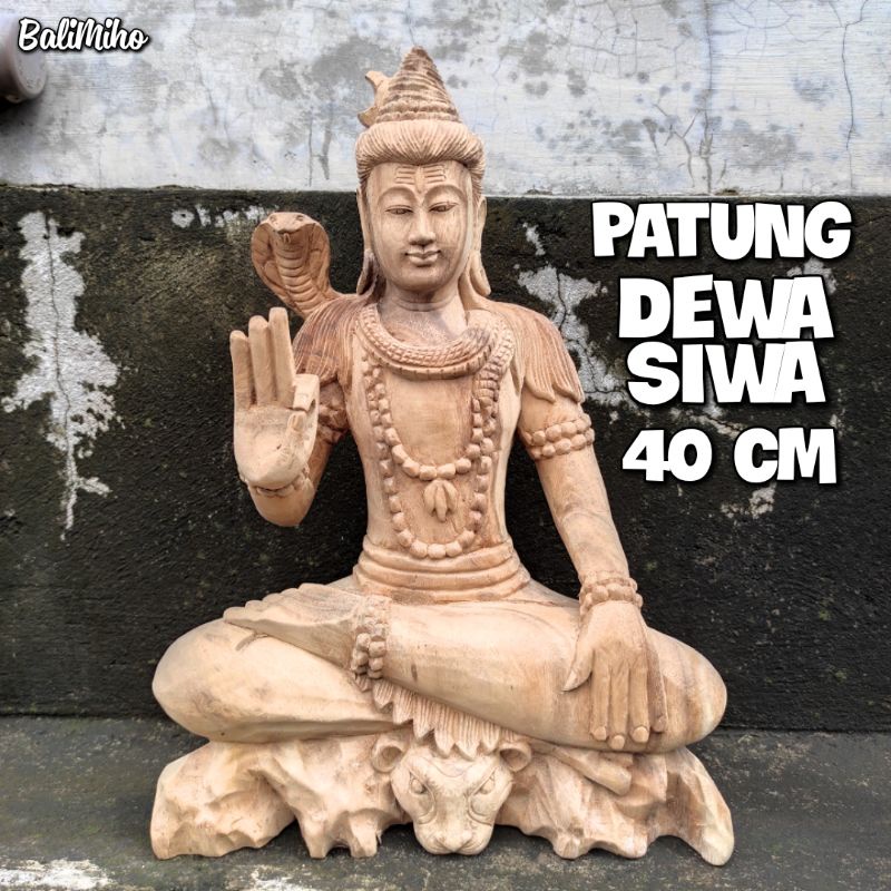 Jual Patung Dewa Siwa Tangan 2 Ukuran 40 Cm Patung Mahadewa God Siva