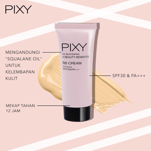 Jual PIXY UV WHITENING BB CREAM 30ml Shopee Indonesia