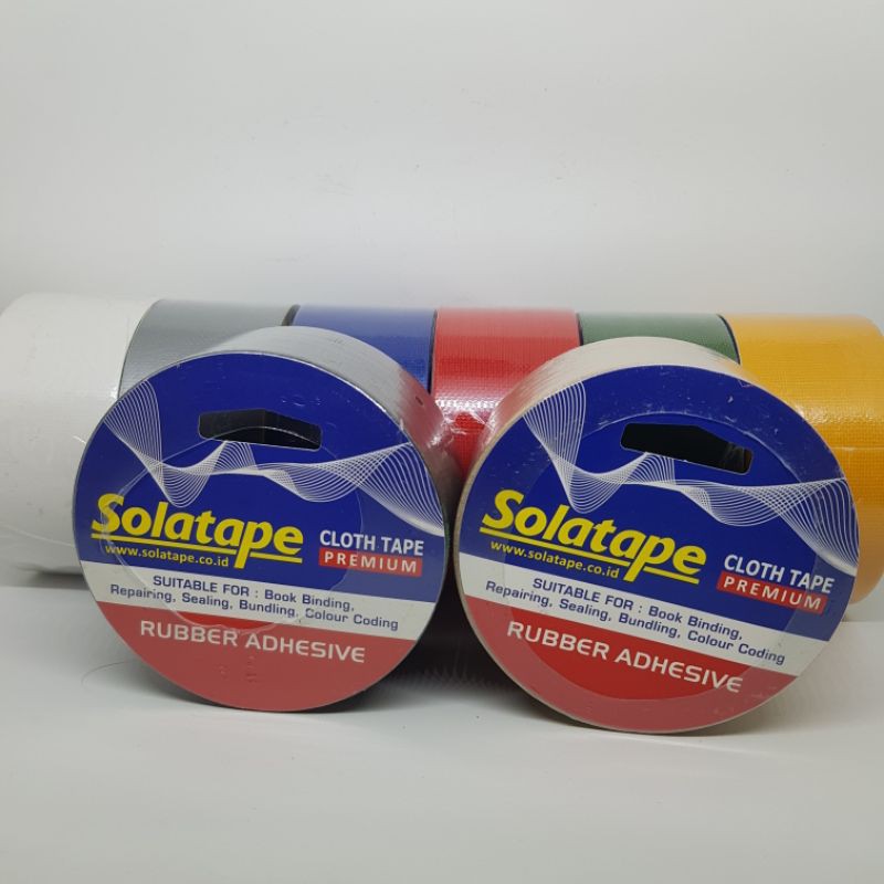 Jual Lakban Kain Cloth Tape Warna Warni Inch Solatape Murah Dan