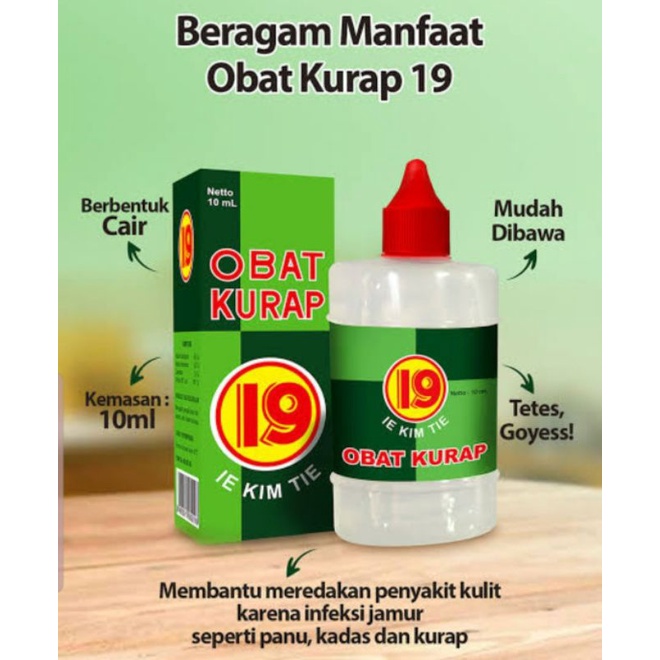 Jual OBAT KURAP CAP 19 IE KIM TIE Obat PANU KADAS KURAP OBAT KURAP