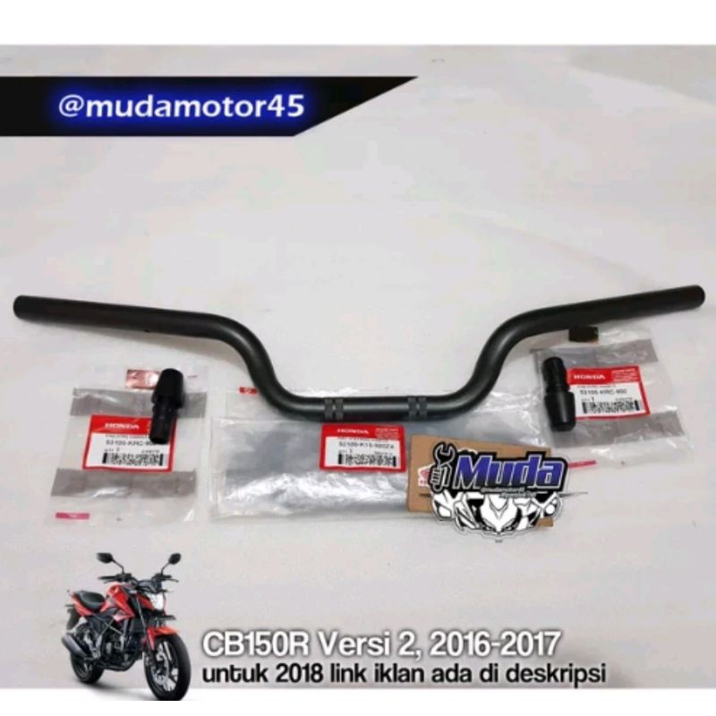 Jual STANG STIR HITAM CB150R V2 2015 2016 2017 2018 LED 53100 K15 920ZA