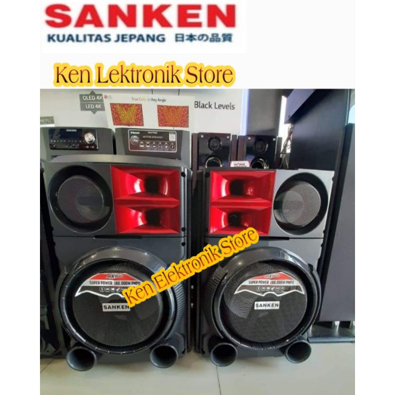 Jual Speaker Aktif Sanken Usb Bluetooth Smx Super Power Garansi