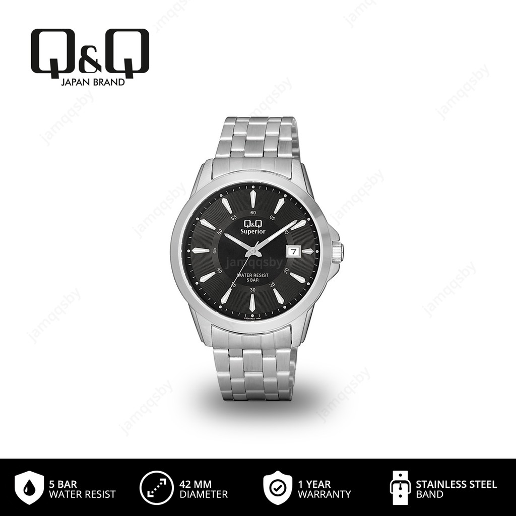 Jual Q Q QnQ QQ Original Jam Tangan Pria Stainless Steel Analog S300